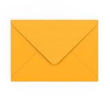 C5 Dark Yellow Gummed V-Flap Envelope (162 x 229mm)