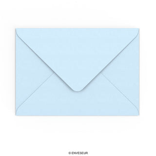 C5 Pale Blue Gummed V-Flap Envelope (162 x 229mm)