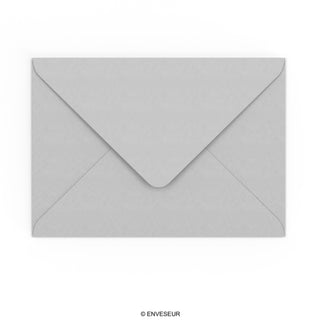 C5 Pale Grey Gummed V-Flap Envelope (162 x 229mm)