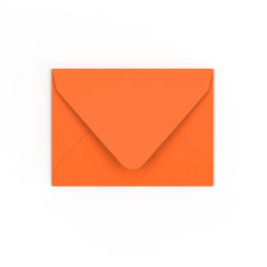 C7 Orange Gummed V-Flap Envelope (82 x 113mm)