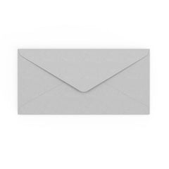 DL Pale Grey Gummed V-Flap Envelope (110 x 220mm)