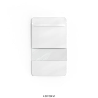 Doypack food bags with window