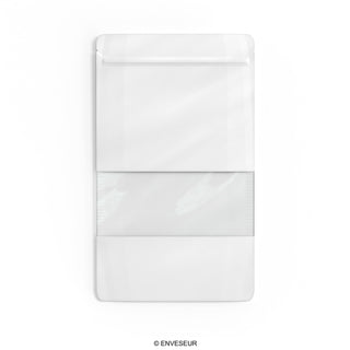 Doypack food bags with window