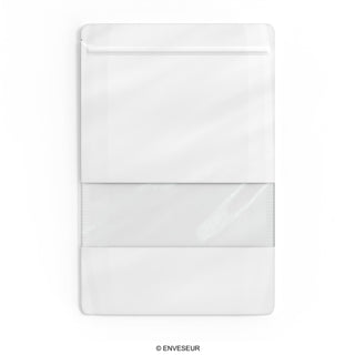 Doypack food bags with window