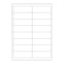 White Adhesive Labels White 99.10 x 34 mm (16 labels)