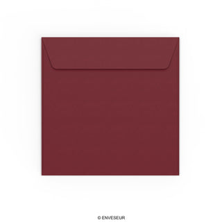 Burgundy paper envelopes