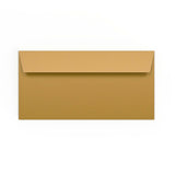 DL Gold Peel & Seal Coloured Envelope (110 x 220mm)