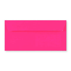 DL Pink Peel & Seal Neon Envelope (110 x 220mm)