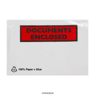 Paper Documents Enclosed Envelopes - Printed