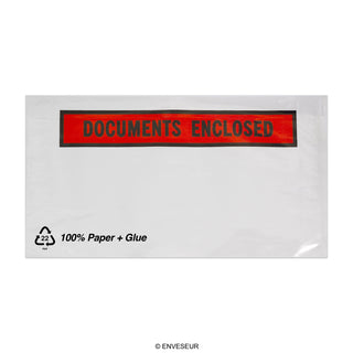 Paper Documents Enclosed Envelopes - Printed