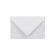 Pearlescent Envelopes White 62 x 94 mm Gummed