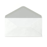 White Envelope Hammered Texture 110x220 mm (DL)