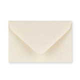 Ivory Wove Gummed V-Flap Greeting Card Envelope (62 x 94mm)