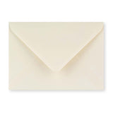 C6 Ivory Wove Gummed V-Flap Greetings Envelope (114 x 162mm)