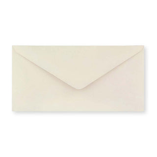 DL Ivory Wove Gummed V-Flap Envelope (110 x 220mm)