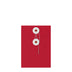 Coloured envelopes with string and washer closure Red + White 162 x 114 mm (C6)